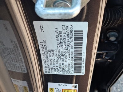 2025 Honda Accord Sedan LX