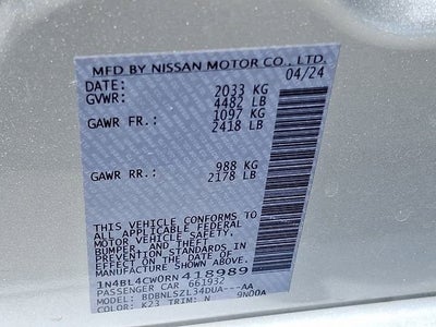 2024 Nissan Altima 2.5 SR