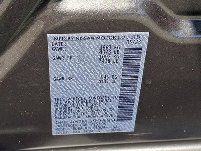 2023 Nissan Altima 2.5 SV