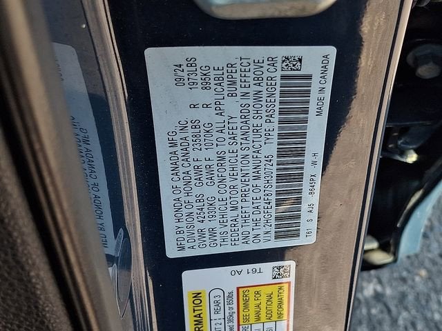 2025 Honda Civic Sedan Hybrid Sport