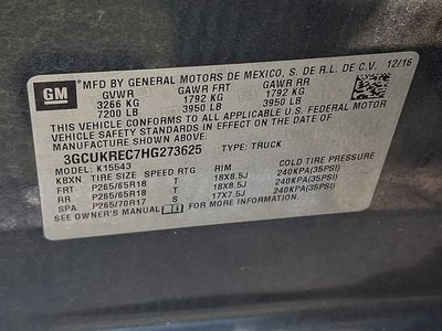 2017 Chevrolet Silverado 1500 LT