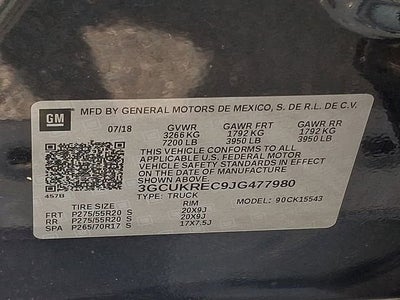 2018 Chevrolet Silverado 1500 LT