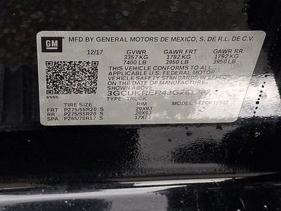 2018 Chevrolet Silverado 1500 LT