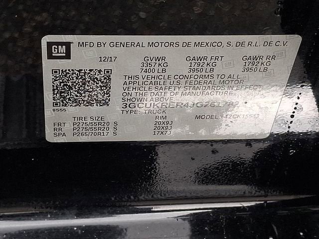 2018 Chevrolet Silverado 1500 LT