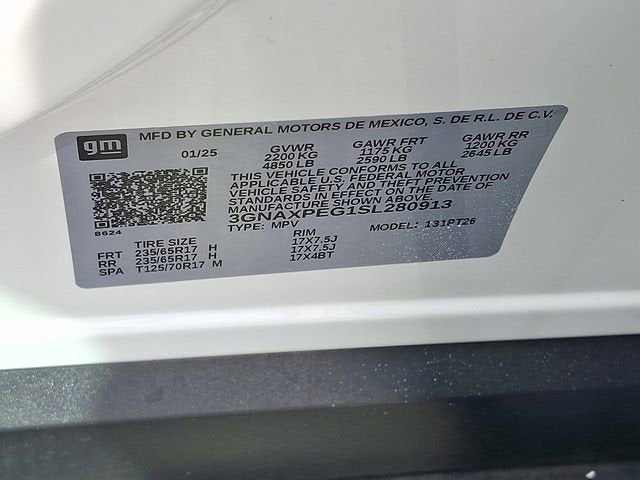 2025 Chevrolet Equinox LT