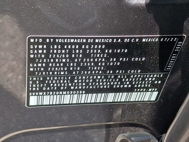 2022 Volkswagen Taos SE