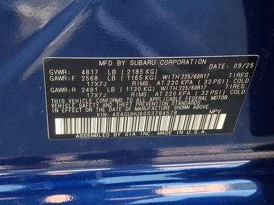 2025 Subaru Crosstrek Wilderness