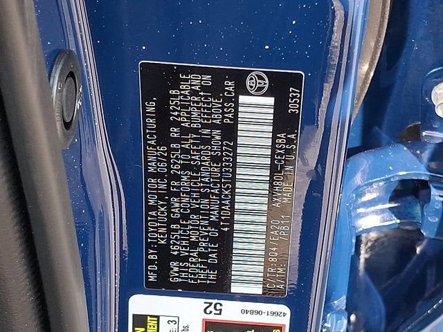 2026 Toyota Camry LE