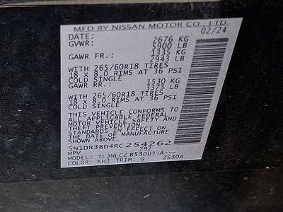 2024 Nissan Pathfinder Rock Creek
