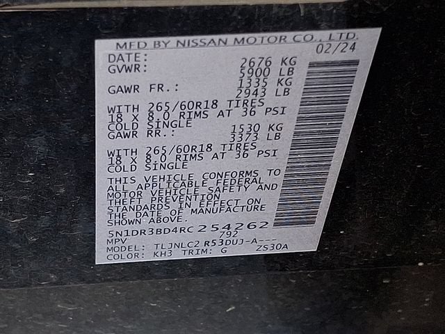 2024 Nissan Pathfinder Rock Creek