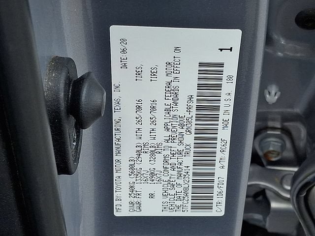 2020 Toyota Tacoma 4WD SR5