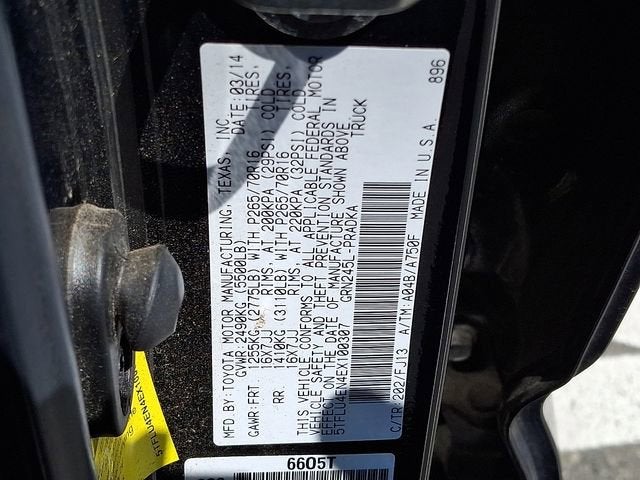 2014 Toyota Tacoma DBL CAB 4WD V6 AT
