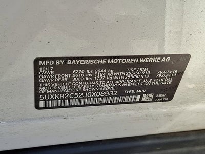 2018 BMW X5 sDrive35i