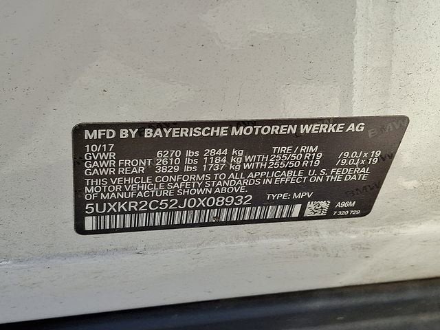 2018 BMW X5 sDrive35i