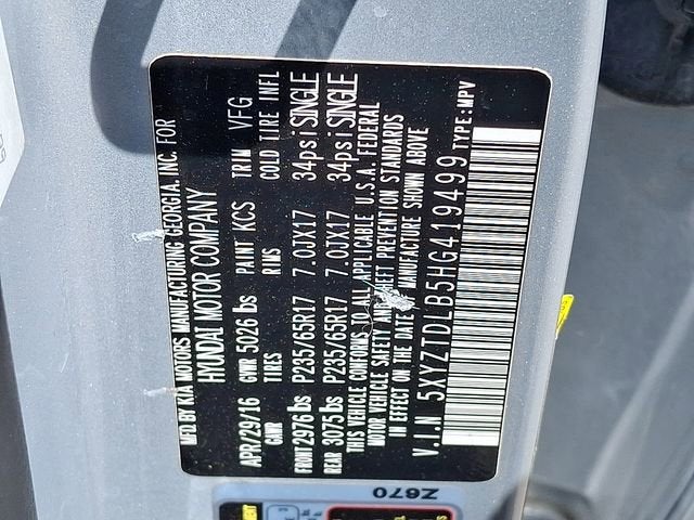 2017 Hyundai Santa Fe Sport 2.4L
