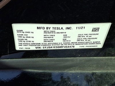 2021 Tesla Model S Long Range