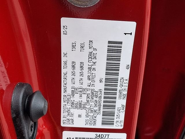 2025 Toyota Sequoia SR5