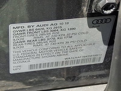 2019 Audi Q7 Premium Plus