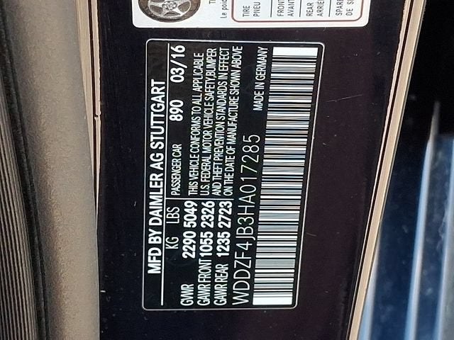 2017 Mercedes-Benz E-Class E 300 Luxury