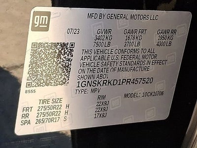 2023 Chevrolet Tahoe RST