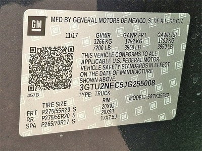 2018 GMC Sierra 1500 SLT