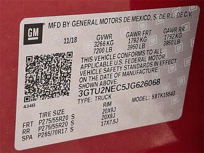 2018 GMC Sierra 1500 SLT