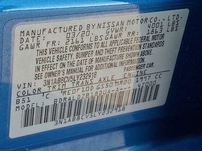 2020 Nissan Sentra SV