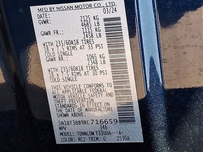 2024 Nissan Rogue SV