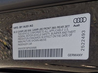 2023 Audi A6 Sedan Premium