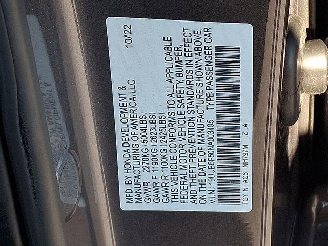 2022 Acura TLX A-SPEC Package