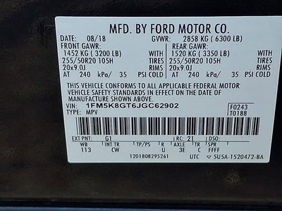 2018 Ford Explorer Sport