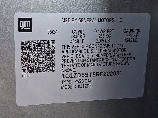 2024 Chevrolet Malibu 1LT