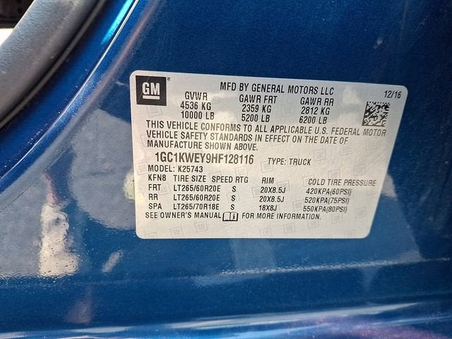 2017 Chevrolet Silverado 2500 HD LTZ