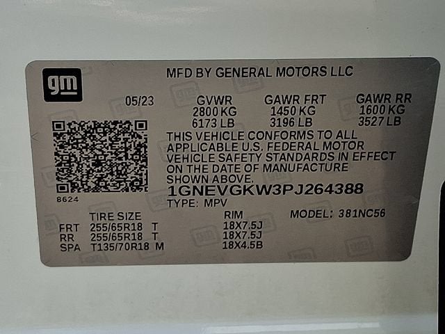 2023 Chevrolet Traverse LT Cloth