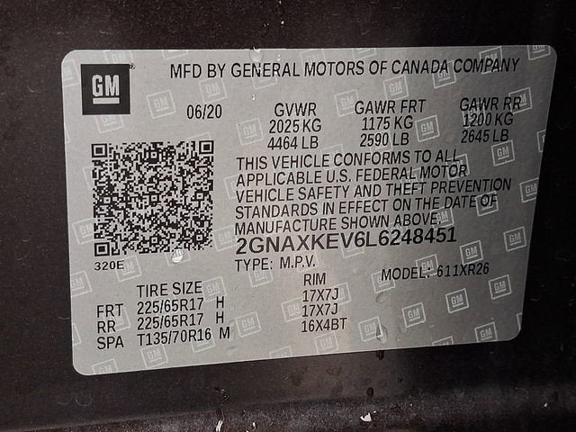 2020 Chevrolet Equinox LT