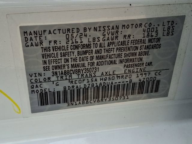 2024 Nissan Sentra SV