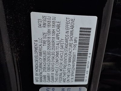 2023 Honda Pilot 2WD EX-L 8 Passenger