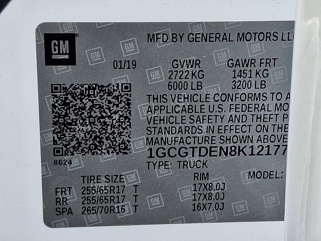 2019 Chevrolet Colorado 4WD Z71