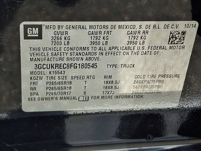 2015 Chevrolet Silverado 1500 LT