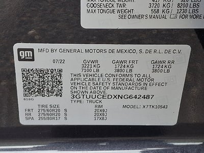2022 GMC Sierra 1500 Elevation
