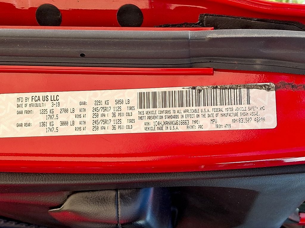 2019 Jeep Wrangler Sport S