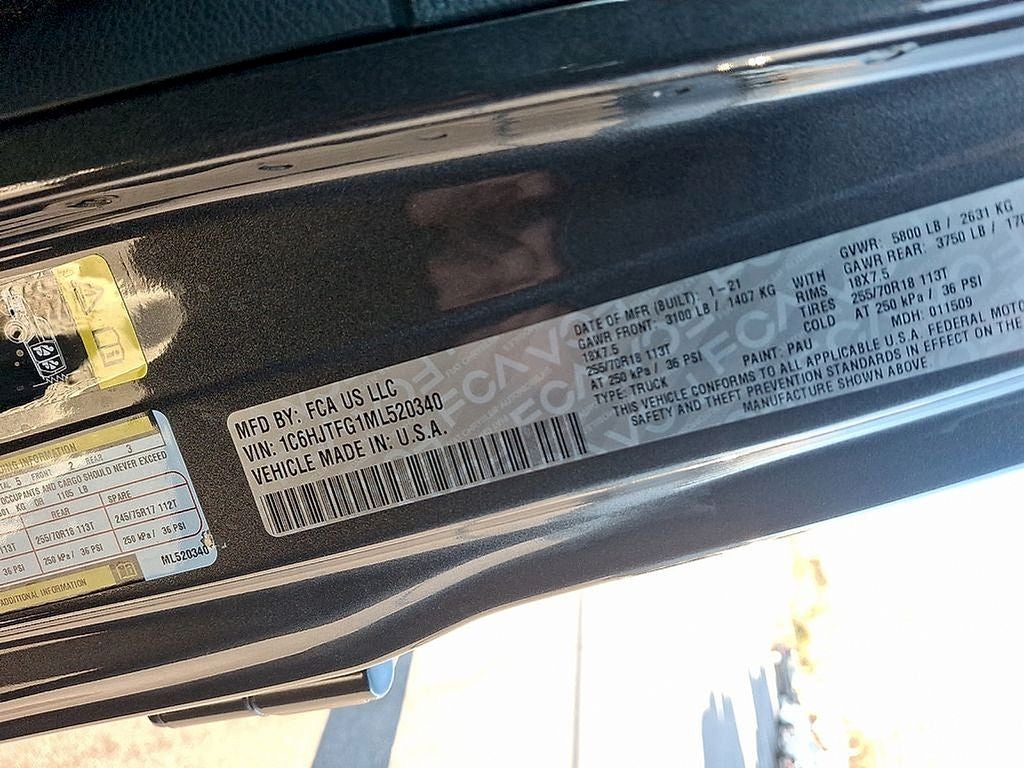 2021 Jeep Gladiator Overland