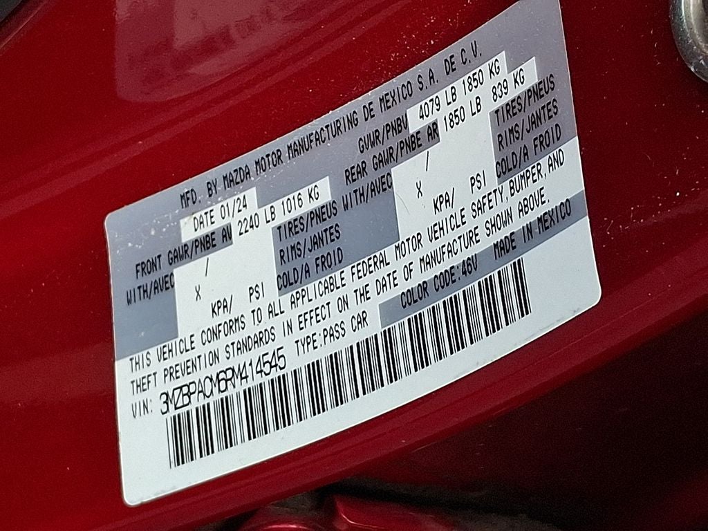 2024 Mazda Mazda3 2.5 S Preferred Package