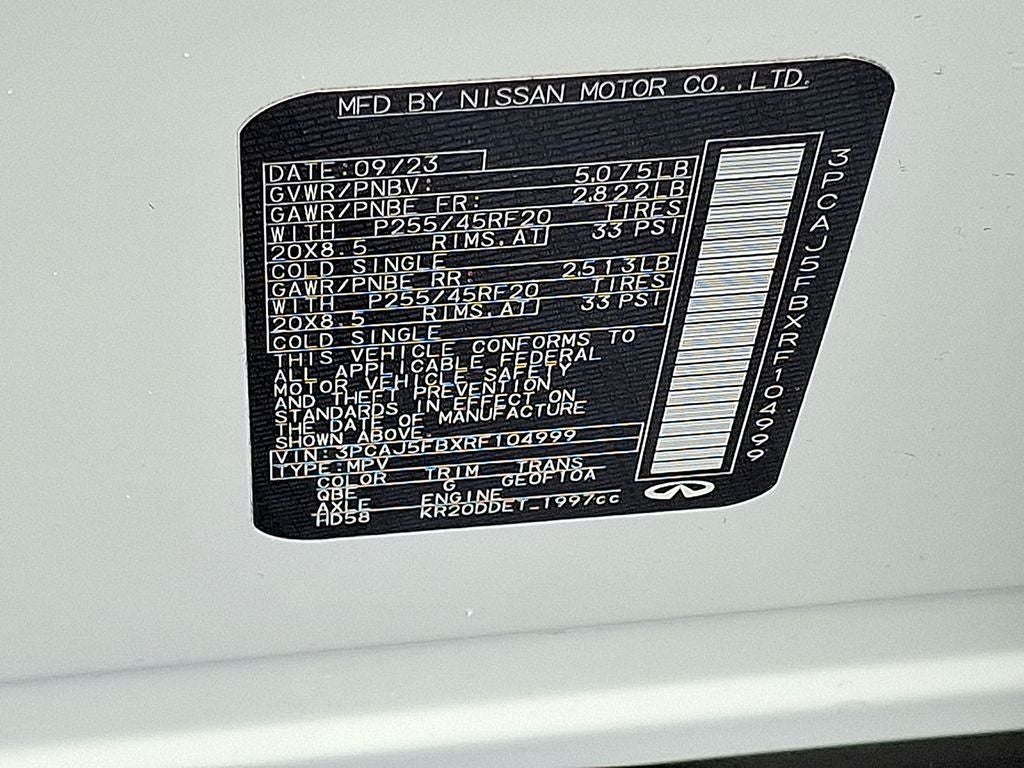 2024 INFINITI QX50 SPORT