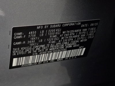 2025 Subaru Outback Limited