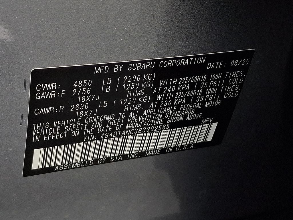 2025 Subaru Outback Limited