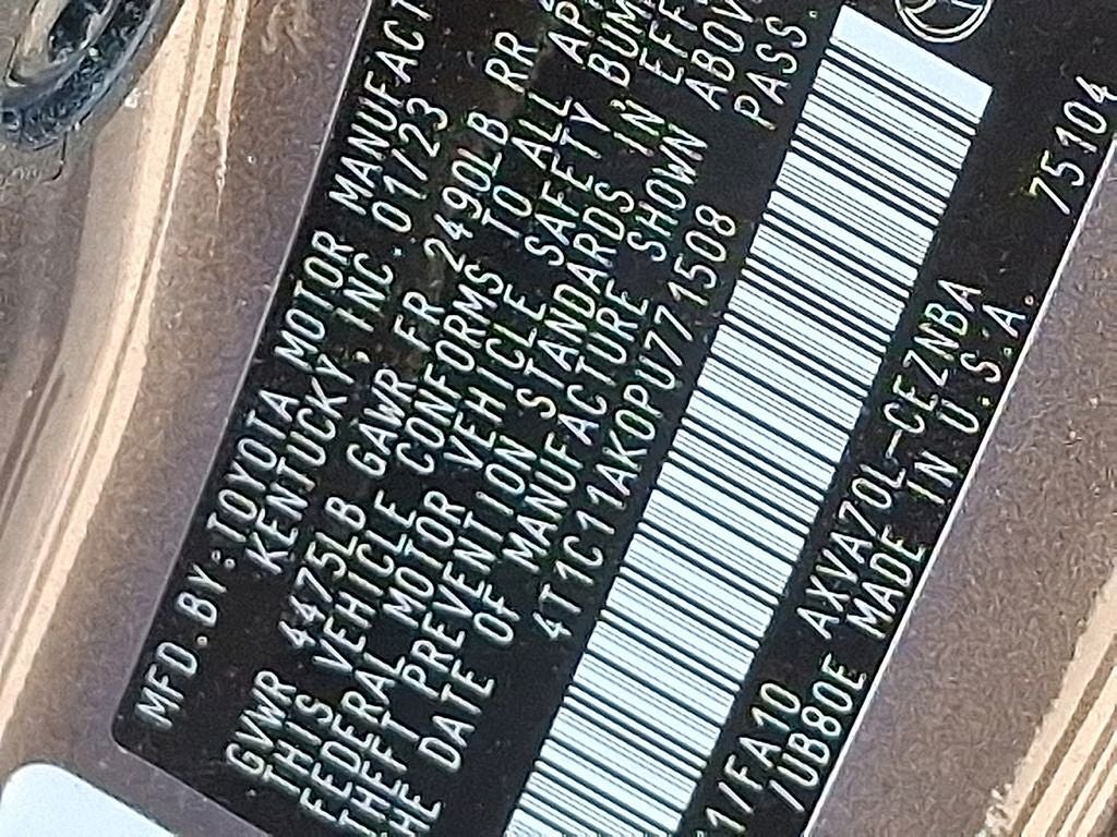 2023 Toyota Camry LE