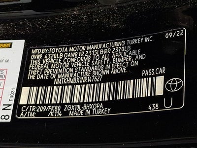 2022 Toyota C-HR XLE