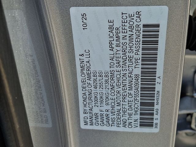 2025 Honda Accord Hybrid Sport