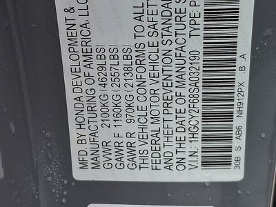 2025 Honda Accord Hybrid EX-L